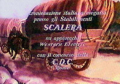 accrediti del film nella versione italiana